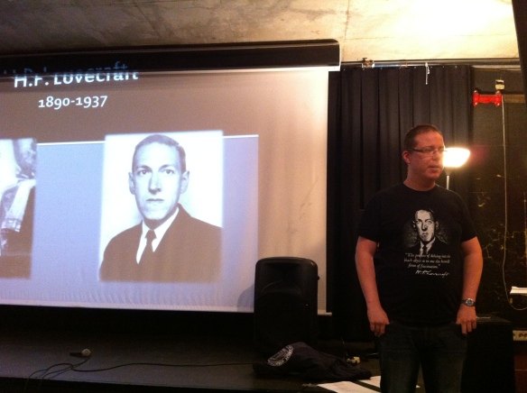 Martin Andersson håller föredrag om Lovecraft på science fiction-kongress Norcon 26 i Oslo.